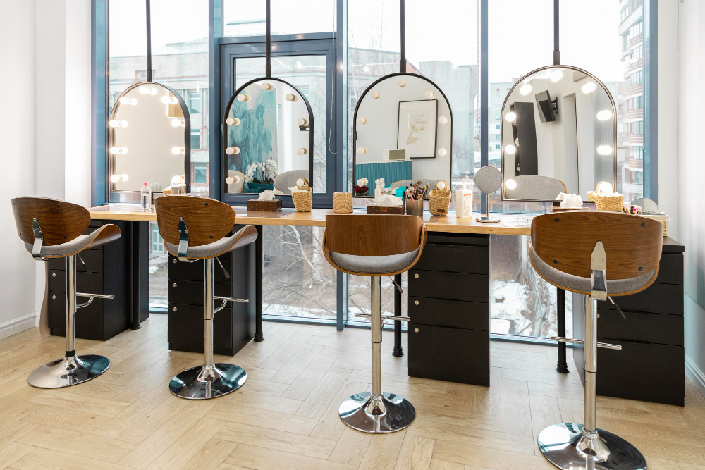 Interior of Grace Hair Braiding Salon